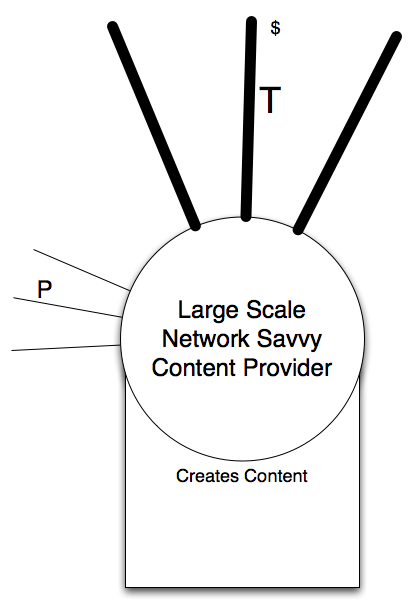 Large Scale Network Savvy Content Provider enters Ecosystem